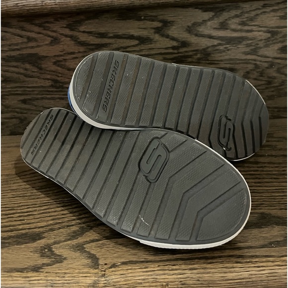 Boy’s Skechers Memory Foam Gel-Infusion Direct Pulse Jump Shift Canvas Sneakers - Picture 6 of 12